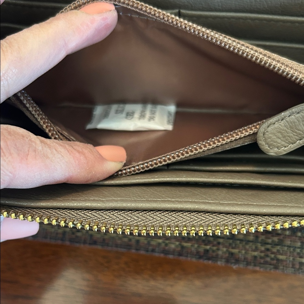 Joe's Tan Embossed Wallet - Picture 12 of 13